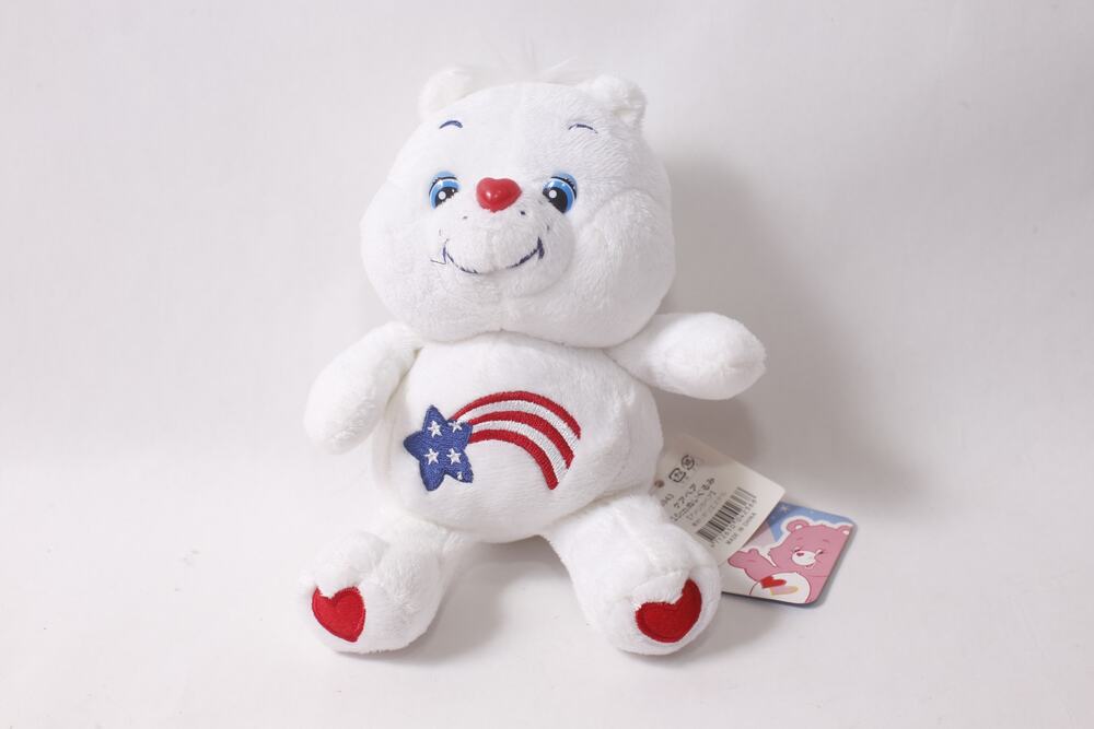 2008 Japan Exclusive Care Bears America Cares Bear Plush with Tags ~ 260730-WH
